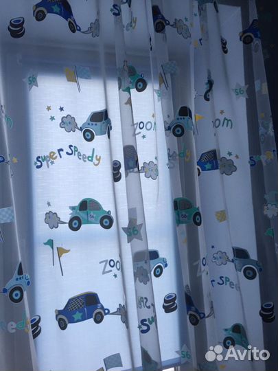 Комплект для деткой комнаты (светильник и тюль)