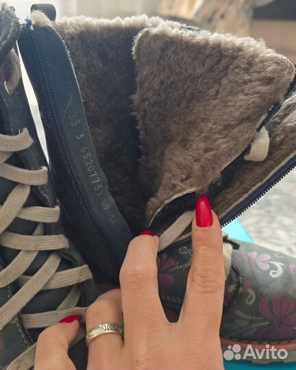 Сапоги зимние детские 33р
