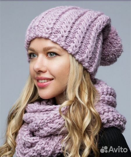 Комплект Шапка и снуд