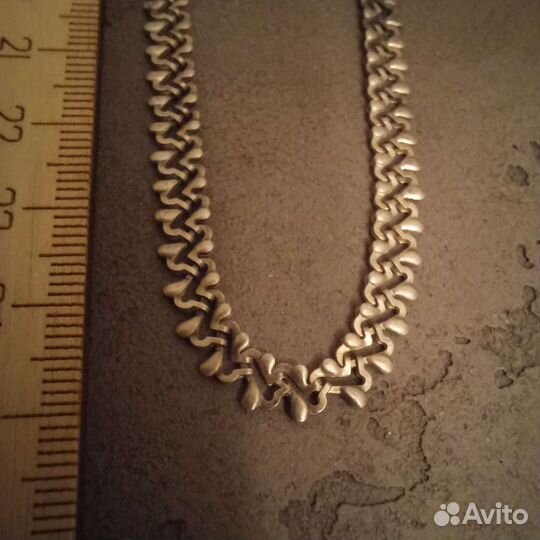 Цепь веревка серебро 925 Италия