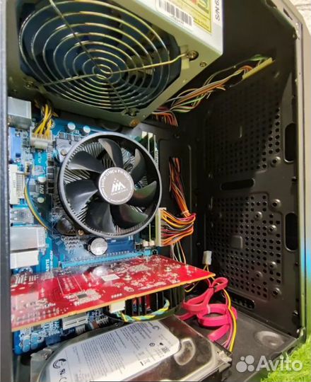 Игровой пк i3-3220 R9 360 RAM 8 SSD 60 HDD 160