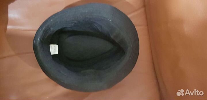 Шляпа летняя унисекс. Черно-белая.Стильная