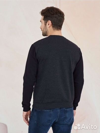 Утепленный мужской спортивный свитшот, кофта новый