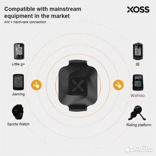 Датчик скорости и каденса для велосипеда xoss