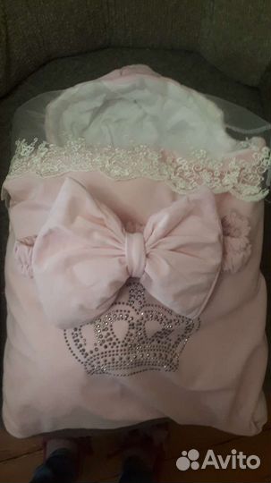 Конверт на выписку для девочки осень