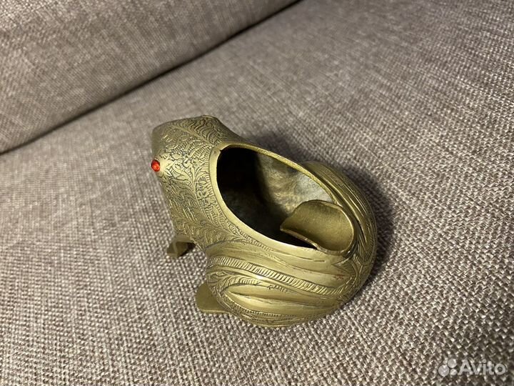 Статуэтка - Пепельница «Лягушка» из бронзы