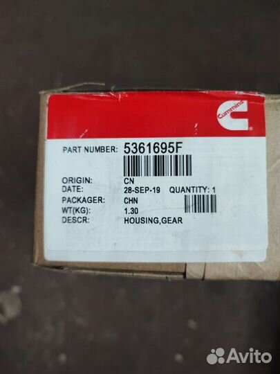 Корпус блока шестерен распредвала Cummins 2.8