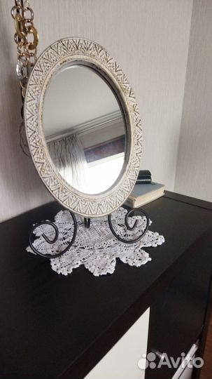 Зеркало настольное винтажное