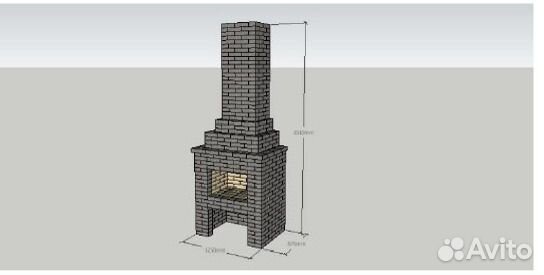 Готовый 3D проект барбекю