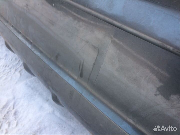 Бампер задний daewoo matiz (серый)