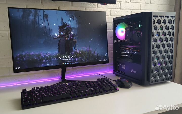 Игровой пк i7/gtx1660super/ssd m2 512гб/16гб ddr4