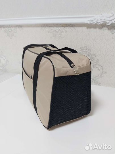 Сумка переноска для животных c сеткой