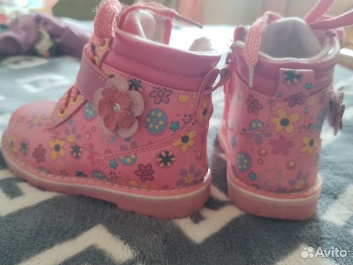 Ботинки зимние для девочки 24 размер