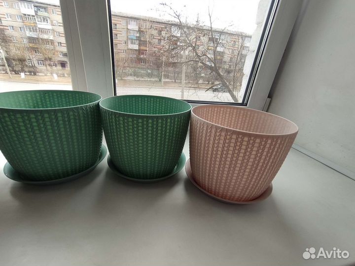 Цветочные горшки