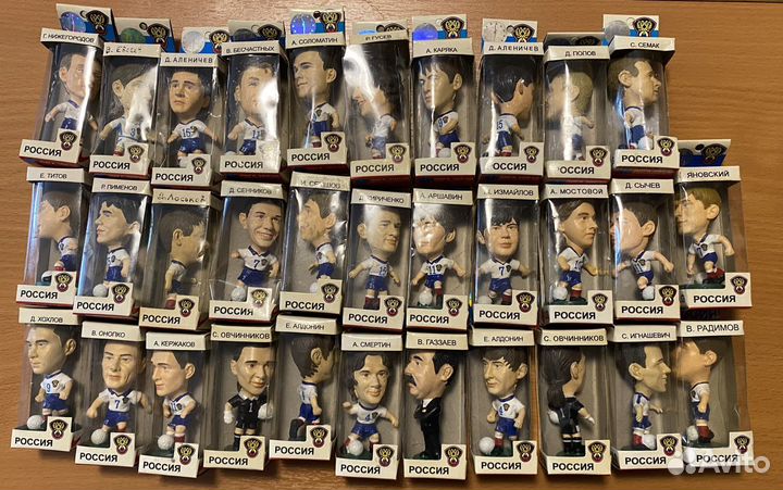 Фигурки футболистов сборной России 2003 г