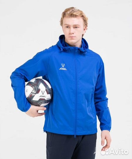 Куртка ветрозащитная Jögel camp Rain Jacket синий