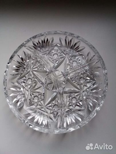Менажница хрустальная СССР