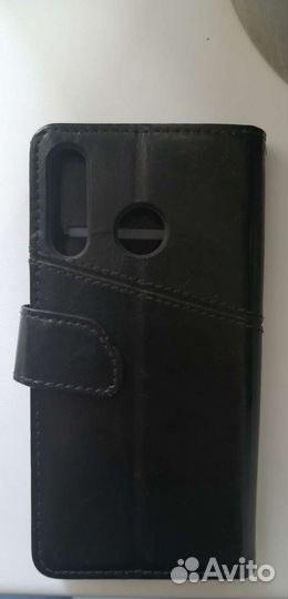 Чехол книжка кожаный huawei P30 lite