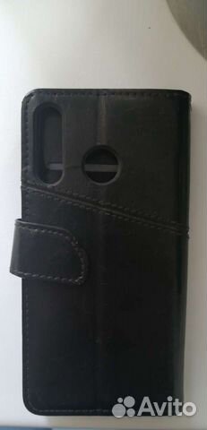 Чехол книжка кожаный huawei P30 lite