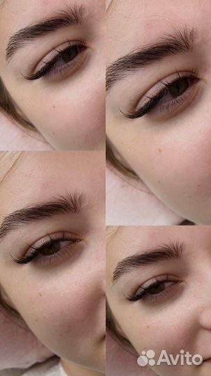 Наращивание ресниц, брови