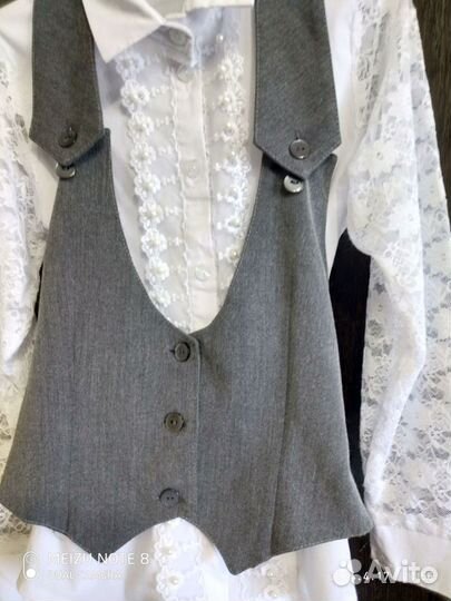 Блузки, юбочка, сарафан для школы на рост 134-140