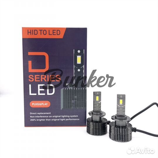 Светодиодные LED лампы под штатный ксенон D4S