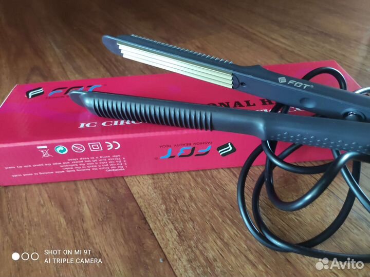 Утюжок для волос,гофра