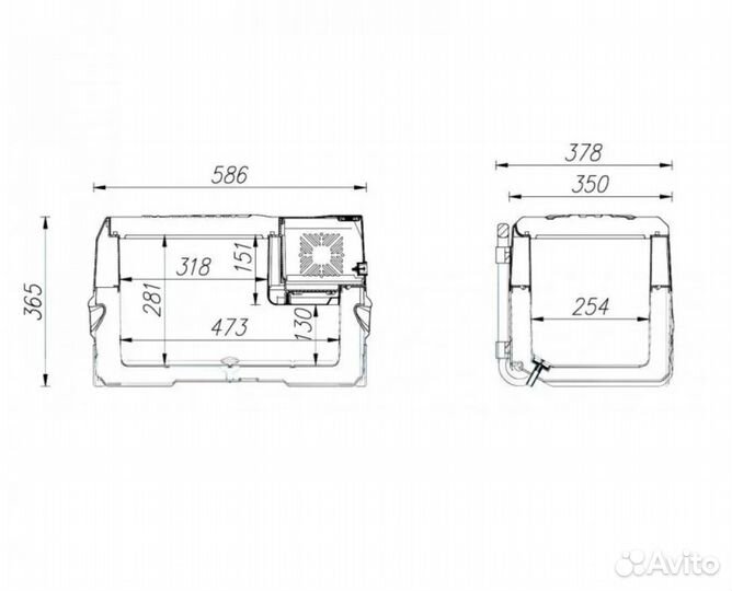Автомохолодильник компрессорный Alpicool CX30