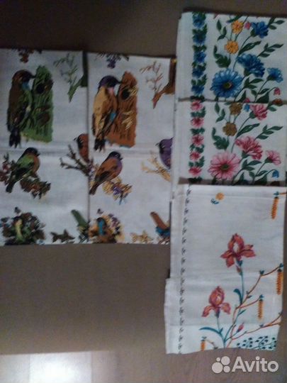 Полотенца СССР кнр махровые лен новые