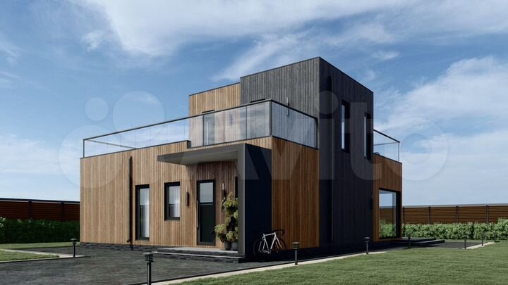 Коттедж 159,3 м² на участке 8 сот.