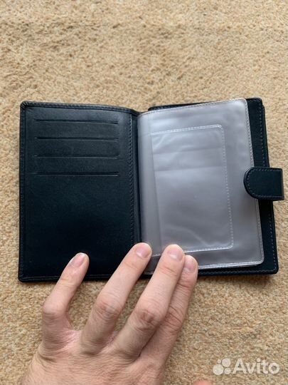 Обложка для автодокументов натуральная кожа