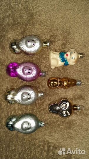 Ёлочные украшения. Новогодние игрушки СССР