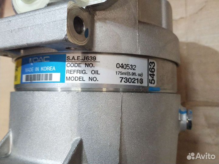 Компрессор кондиционера Новый Cruze Epica Aveo