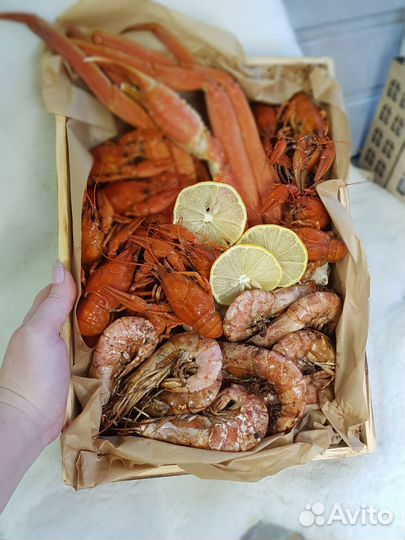 Подарочный набор крабы раки