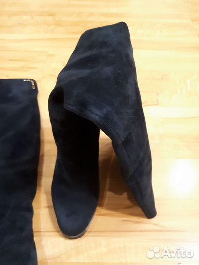 Сапоги женские зимние натуральная замша