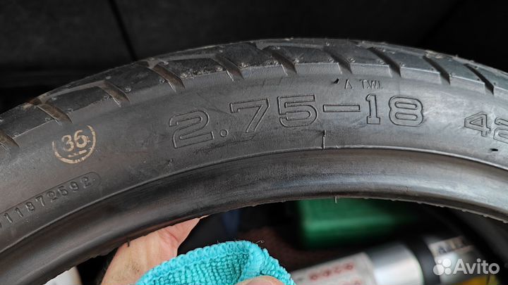 Шина 2.75- R18 на мотоцикл или мопед