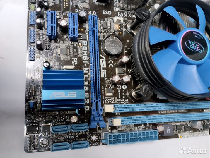 Материнская плата с процессором LGA 1155