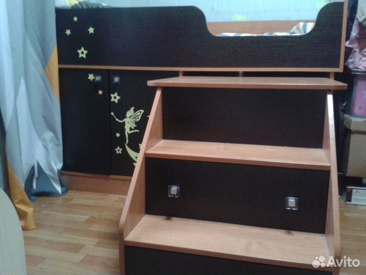 Кровать чердак Дюймовочка 2