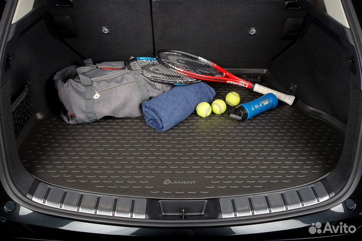 Коврик в багажник подходит для renault Arkana, 2019- 4wd кроссовер, 1шт. (полиуретан) / Рено Аркана