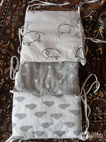 Бортики в детскую кроватку