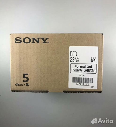 Оптический диск Sony xdcam 23 Gb PFD23A