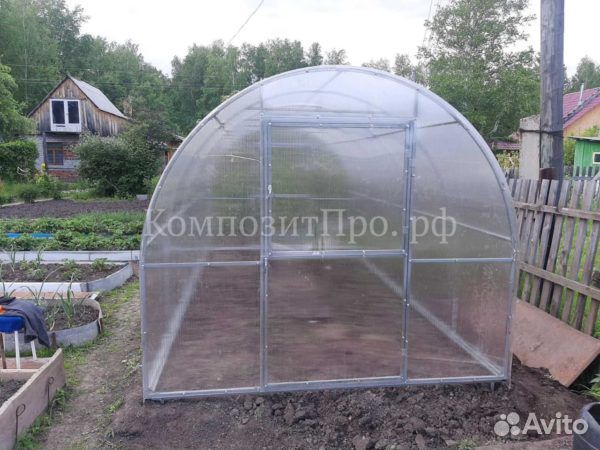 Теплица Усиленная 2,5х5 Комфорт