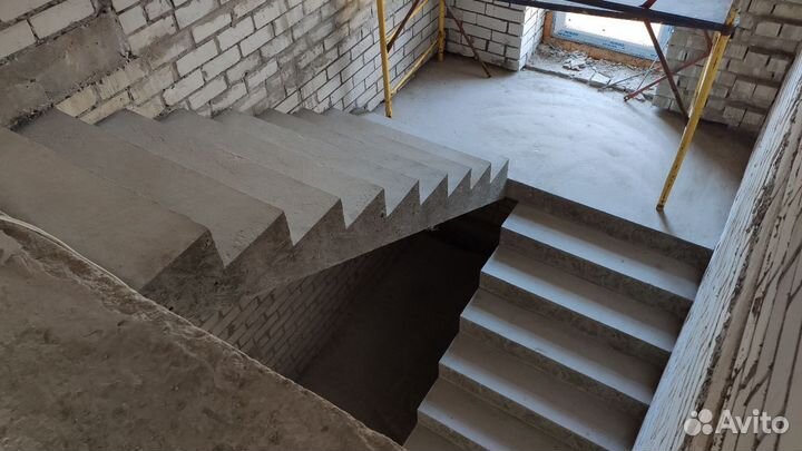 Монолитные работы, монтаж лестниц