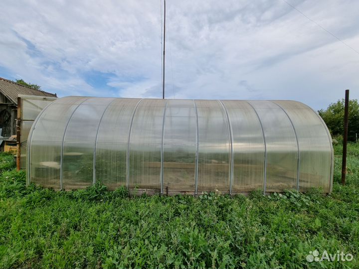 Теплица 3 на 6 из поликарбоната бу