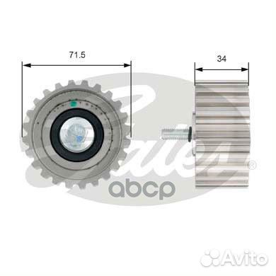 Ролик натяжной ремня грм T42183 Gates