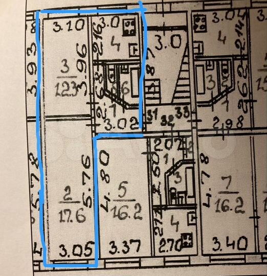 2-к. квартира, 44 м², 1/5 эт.