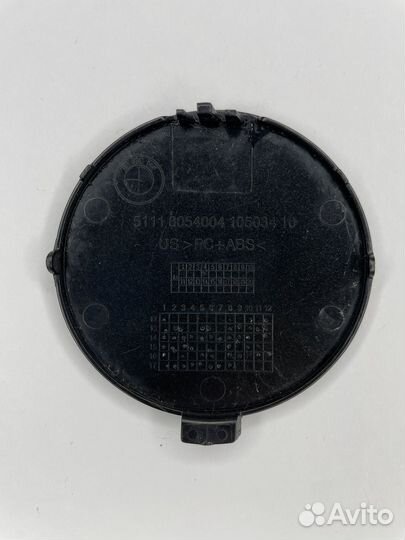 Заглушка буксировочного крюка BMW X5 f15 M пакет