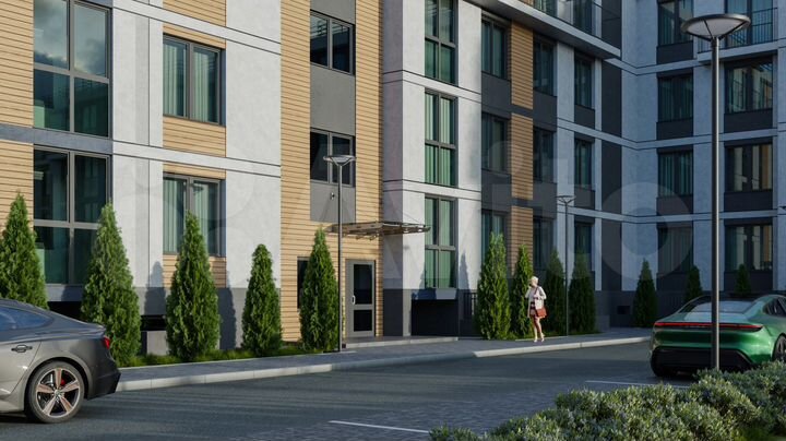 2-к. квартира, 59,2 м², 2/4 эт.