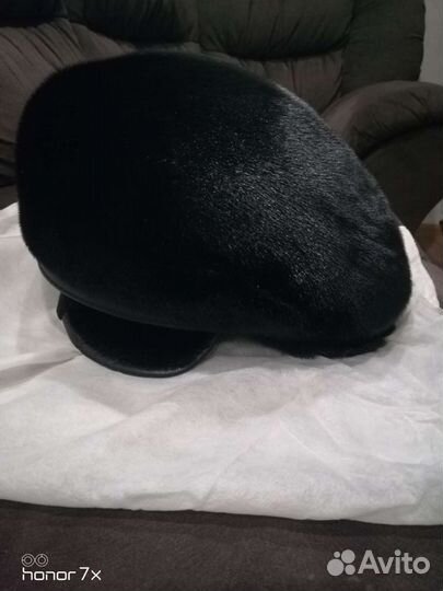 Меховая мужская кепка