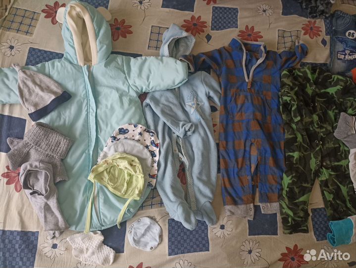 Комбинезон+ поддевы+вещи пакетом